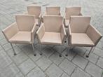 Artifort design eetkamerstoelen Model Paco leer op wielen, Huis en Inrichting, Stoelen, Ophalen, Gebruikt, Overige kleuren, Montis leolux rolf benz