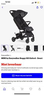 Mini by easywalker buggy zwart, Kinderen en Baby's, Buggy's, Ophalen of Verzenden, Zo goed als nieuw
