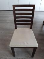 eetkamerstoelen, Huis en Inrichting, Stoelen, Ophalen, Gebruikt, Bruin, Vijf, Zes of meer stoelen