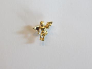 broche pin Guardian Angel 14 K gold plated, beschermengel beschikbaar voor biedingen