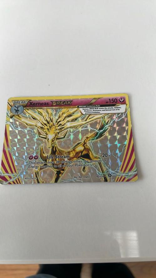 Xerneas break uit 2016, Hobby en Vrije tijd, Verzamelkaartspellen | Pokémon, Losse kaart, Ophalen of Verzenden