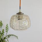 Oud vintage lampje met ‘nieuw’ messing / koper armatuur, Ophalen of Verzenden, Gebruikt, Glas, Minder dan 50 cm