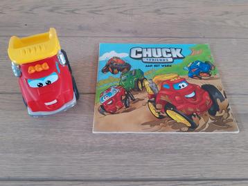 Chuck & Friends voorleesboekje met auto Chuck erbij beschikbaar voor biedingen