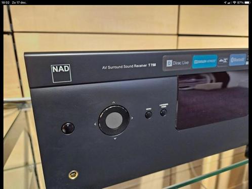 NAD T758 v3 AV HDMI, Dirac,  BlueOS,  Audioquest nrg Y3, Audio, Tv en Foto, Versterkers en Receivers, Zo goed als nieuw, Overige merken