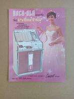 Folder (Rock-Ola 1493 Princess) 1961 jukebox, Verzamelen, Automaten | Jukeboxen, Rock Ola, 1960 tot 1970, Gebruikt, Ophalen