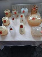 Oude glazen lampenkappen, Minder dan 25 cm, Rond, Gebruikt, Ophalen of Verzenden
