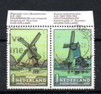 ‹(•¿•)› nl d0900 molen tab combinatie, Postzegels en Munten, Postzegels | Nederland, Na 1940, Verzenden, Gestempeld