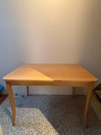 Vintage Design Houten Tafel - Eenvoudig en Functioneel, Ophalen, Gebruikt, 100 tot 150 cm, 50 tot 100 cm