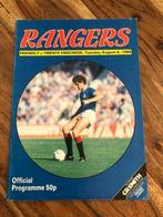 Programma oefenduel Glasgow Rangers- Fc Twente 1985-1986, Verzamelen, Sportartikelen en Voetbal, Ophalen of Verzenden, Zo goed als nieuw