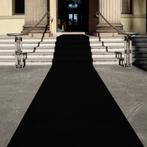 Zwarte Loper Expo Carpet 1m zwart met folie, ., Nieuw, Ophalen of Verzenden, .