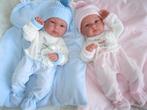 Llorens levensechte babypop tweeling fullbody kleding speen, Oniel spanje, Nieuw, Ophalen of Verzenden, Babypop