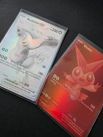 Pokémon - Reshiram ex & Victini White Flare beschikbaar voor biedingen