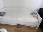 Wit houten bed 90x200 met 2 laden – Utrecht Hoograven, Huis en Inrichting, Slaapkamer | Bedden, Ophalen of Verzenden