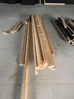 Vurenhout balken 3,17 meter lang bij  4,5 cm x 9,5 cm, Doe-het-zelf en Verbouw, Gebruikt, Ophalen of Verzenden