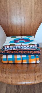 retro vintage tafelkleden theedoeken oranje seventies, Huis en Inrichting, Keuken | Textiel, Ophalen of Verzenden, Gebruikt, Tafelkleed of Tafelzeil