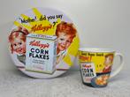 Blikken trommel Nostalgie en mok, Verzamelen, Ophalen of Verzenden, Zo goed als nieuw, Overige, Overige merken
