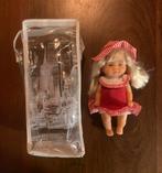 Vintage Babypop pop popje met Rode Jurk en Hoed 20 cm, Ophalen of Verzenden, Zo goed als nieuw, Babypop