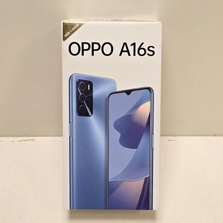 Oppo A16 s | 64GB | Zwart | Nieuw (836887), Telecommunicatie, Mobiele telefoons | Overige merken