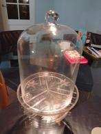 Glazen stolp met schaal, Ophalen, Zo goed als nieuw