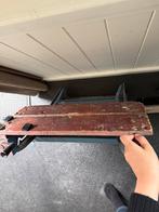 Inklapbare Werkbank met Bankschroef, Ophalen of Verzenden, Gebruikt, 70 tot 120 cm, Bankschroef