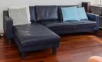 Leolux Antonia, donkerblauw chaise longue bankstel 3 pers., Huis en Inrichting, Ophalen, 250 tot 300 cm, Gebruikt, Design