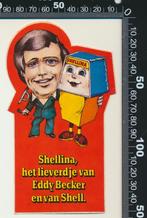 Sticker: Shell - Shellina - Eddy Becker, Verzamelen, Stickers, Auto of Motor, Ophalen of Verzenden, Zo goed als nieuw