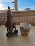 Antieke D.E. kraantjeskan en Friesland Campina kommetjes, Ophalen of Verzenden