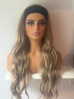 LEEGVERKOOP Haarwerk pruik met haarband echt haar, Sieraden, Tassen en Uiterlijk, Ophalen of Verzenden, Nieuw, Pruik of Haarverlenging