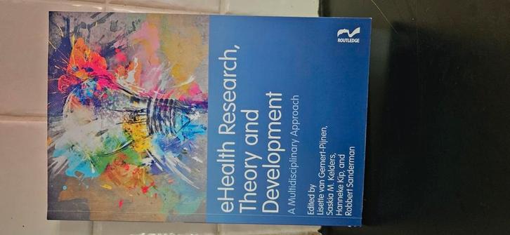 E-health Research theory and development, Boeken, Studieboeken en Cursussen, Zo goed als nieuw, Ophalen of Verzenden