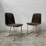 Vintage jaren 60 buisframe stoelen eetkamerstoelen, Huis en Inrichting, Ophalen, Gebruikt