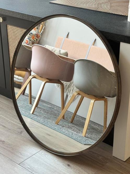 Spiegel Lauren van Woood, Huis en Inrichting, Woonaccessoires | Spiegels, Nieuw, Minder dan 100 cm, Rond, Ophalen