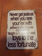 Houten Wandbordje - 20x15 cm, Nieuw, Unknown@example.com, Unknown, Generic