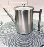 Nieuwe Bredemeijer matte theepot  Minuet RVS 1.2L, Ophalen of Verzenden, Nieuw