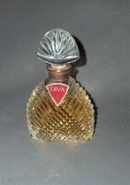 Luxe parfum mini Ungaro Diva glas stolp, Ophalen of Verzenden, Zo goed als nieuw, Miniatuur, Gevuld