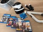🎮 PlayStation VR Set (PSVR1) – PS4 & PS5 + Gun + 6 Games, Ophalen of Verzenden, Zo goed als nieuw, VR-bril, Sony PlayStation