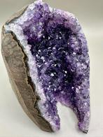 Amethist geode - Brazilië, Ophalen of Verzenden, Mineraal