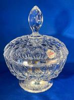 Bonbonschaal met verzilverde voet, Antiek en Kunst, Antiek | Glas en Kristal, Ophalen of Verzenden