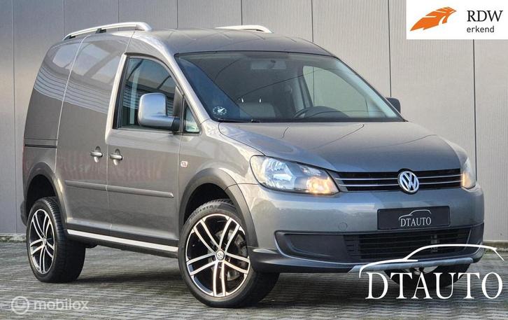 Volkswagen Caddy 2.0 TDI DSG 4x4 Standkachel Airco Cruise, Auto's, Bestelauto's, Bedrijf, Te koop, ABS, Airbags, Airconditioning