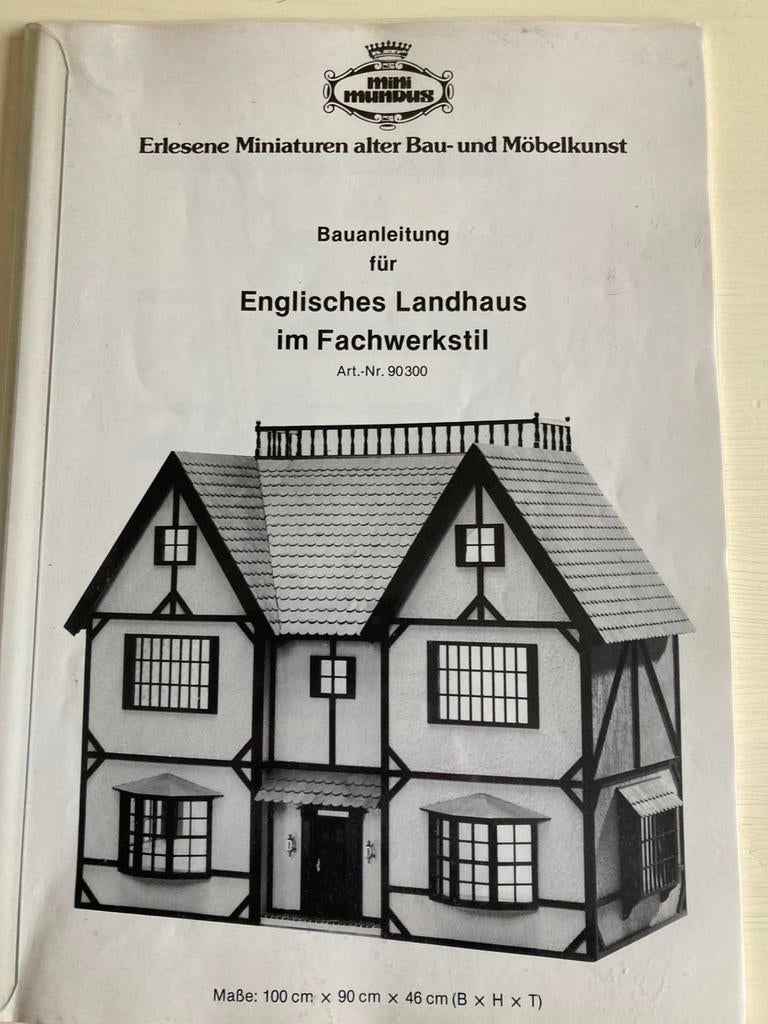 Bouwtekening poppenhuis Mini Mundus, Verzamelen, Poppenhuizen en Toebehoren, Ophalen of Verzenden, Nieuw, Poppenhuis
