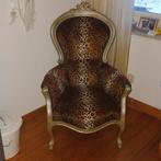 Prachtige brocante stoel met modern motief, Antiek en Kunst, Ophalen