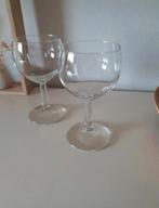 9 Kleine Wijnglazen, Glas of Glazen, Ophalen of Verzenden, Effen, Glas