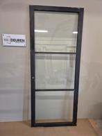 Design deur met glas (93x231,5) Opdek Rechts NIEUW, Ophalen, 215 cm of meer, Binnendeur, Nieuw