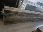 Gebruikt Steigerhout - Tuinhout balken 330cm, Doe-het-zelf en Verbouw, Hout en Planken, Gebruikt, 25 tot 50 mm, Plank, Steigerhout