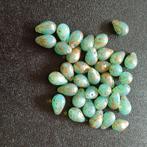 Najaar Turquoise Goud Druppel Tsjechische Glaskralen, Verzenden, Nieuw, Kraal