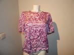 Studio Anneloes mooie top in print fucia roze/ wit M, Maat 38/40 (M), Studio Anneloes, Verzenden, Zo goed als nieuw
