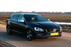 Volvo V60 D4 190pk R-Design Standkachel-Trekhaak-Leer-Dak, Voorwielaandrijving, 1800 kg, 1969 cc, Zwart