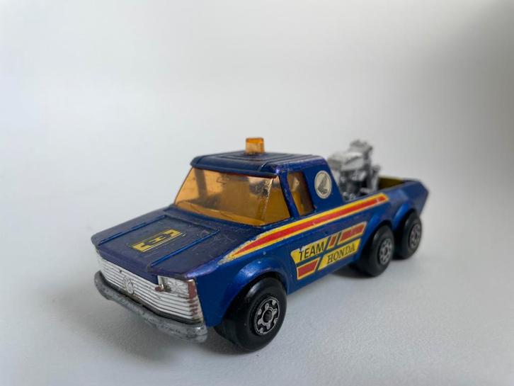 model Pick-up truck, team Honda, Matchbox Superkings 1/43, Hobby en Vrije tijd, Modelauto's | 1:43, Gebruikt, Auto, Matchbox, Ophalen of Verzenden