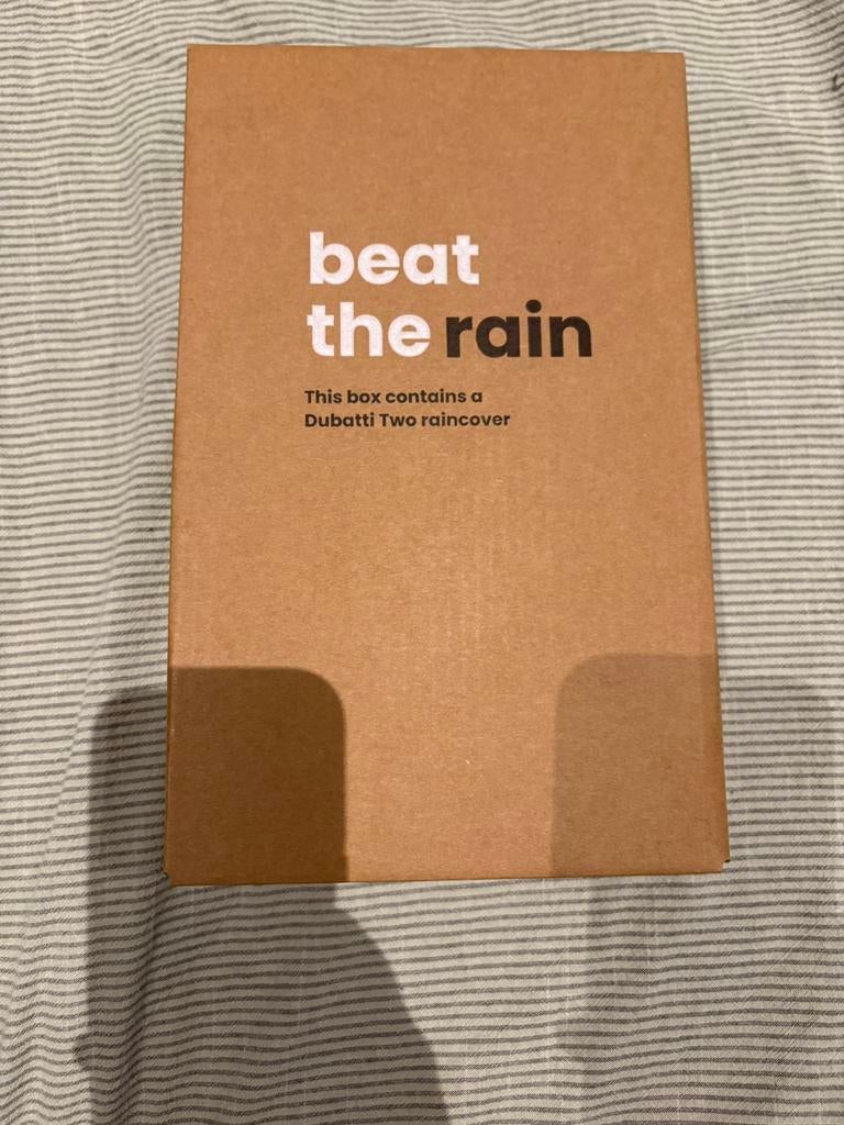 Dubatti Two raincover, Kinderen en Baby's, Kinderwagens en Combinaties, Ophalen, Nieuw, Kinderwagen, Overige merken