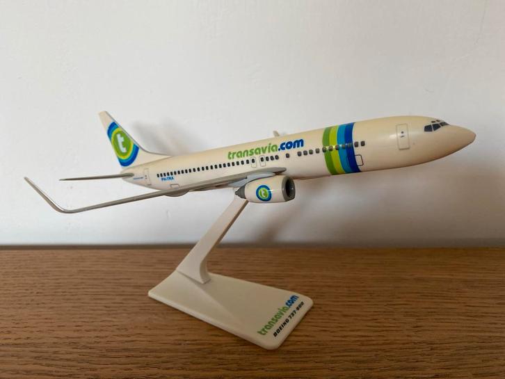 schaalmodel van een Transavia Boeing 737-800., Verzamelen, Luchtvaart en Vliegtuigspotten, Ophalen of Verzenden