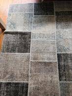 Blauw/Grijs Vloerkleed 2x3m met Vakken, Ophalen, Gebruikt, Grijs, 200 cm of meer